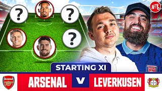 Arsenal vs Leverkusen  Starting XI Live  Pre Season Friendly [upl. by Yruama646]