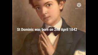 biography of st Dominic Savio [upl. by Eoz]