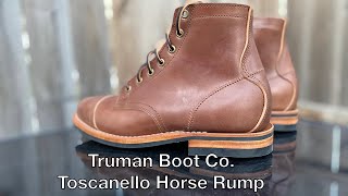 Truman Boot Co Toscanello Horse Rump [upl. by Snodgrass506]