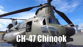 RAF CH47 Chinook Walkaround With Engine Start Taxi Takeoff [upl. by Ybrik]