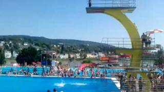 Freibad Sprung aus 10 Meter mit Auerbach [upl. by Umont]