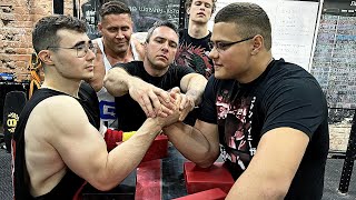 SCHOOLBOY VS AKIMBO 69  ARM WRESTLING FIGHT 2023 [upl. by Korey692]