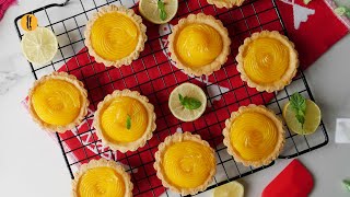 Lemon Tart Bakery Style Recipe By Food Fusion [upl. by Nnahaid]