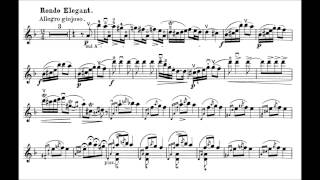 Wieniawski Henryk Romance sans Paroles et Rondo elegant op 9 for violin  piano [upl. by Dalis963]