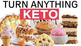 ALL MY SECRETS Turning your Desserts KETO [upl. by Dadirac]