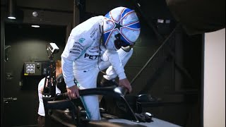 BEHIND THE SCENES  Mercedes F1 Simulator [upl. by Anerroc]