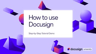 How to Use Docusign StepbyStep Tutorial Demo [upl. by Eelitan]