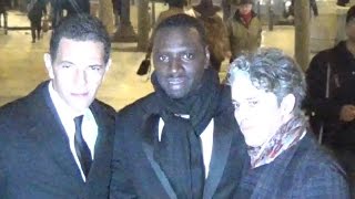 Omar Sy  James THIERREE et Roschdy ZEM  Paris AVP Chocolat le 1 février 2016 [upl. by Annoiek27]