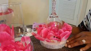 DIY Dollar Tree Wedding Centerpieces [upl. by Oigres705]