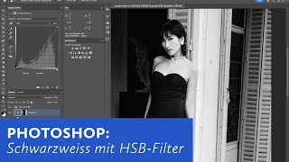 Photoshop Schwarzweiss mit HSBFilter [upl. by Hcirteid]