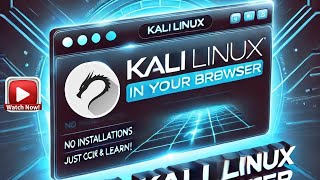 Run Kali Linux in Your Browser – No Installation Needed Just Click amp Start Learning [upl. by Notfilc]