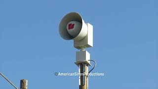 Federal Signal Equinox Siren Test Colo IA Story County Iowa Siren Test [upl. by Attenod]