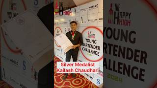 Silver Medalist Kailash Chaudhari  Young Bartender Challenge 2024 [upl. by Onahpets]