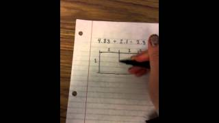 Decimal Division Area Model [upl. by Hardden]