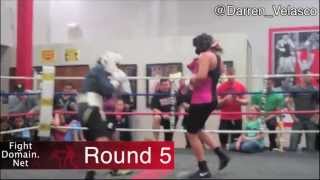 Marlen Esparza vs Carina Moreno FULL Sparring Match [upl. by Naarah]