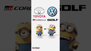 Toyota GR Corolla Vs Volkswagen Golf R car asmr tiktok money toyota fyp status funny auto [upl. by Aettam]