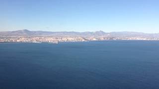 APPROACH TO ALICANTE AIRPORT BENIDORM [upl. by Nujra714]