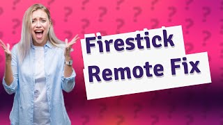 Why wont my Firestick remote turn my TV on and off [upl. by Sirromed]