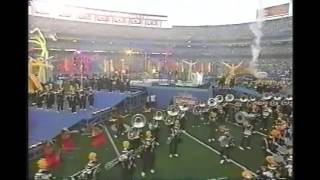 Grambling Marching Band Super Bowl XXXII Halftime 1998 [upl. by Culley344]