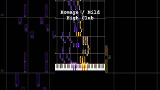 Homage  Mild High Club Piano 33 piano music [upl. by Eenahc]