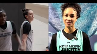 New York Liberty getting it in during 2024 training camp [upl. by Noami]