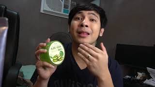 ALOE VERA  ESFOLIO  MOISTURE SOOTHING GEL iWHITE KOREA FACIAL WASH WHITENING VITA ESKINOL [upl. by Anilyx]