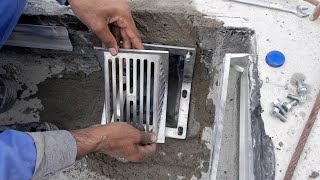 plumbing pipe Roof drainScupper Drain installationParapet drain installation guide [upl. by Aamsa]