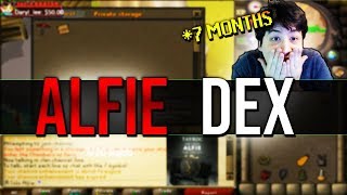 Alfie Finally Gets Dex Scroll 7 Months Taken Out For Max Gear HCIM Faux Tips OSRS [upl. by Plante14]