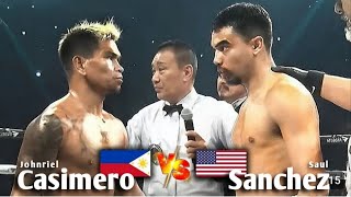 CASIMERO vs SANCHEZ Fight Highlights [upl. by Esineg]