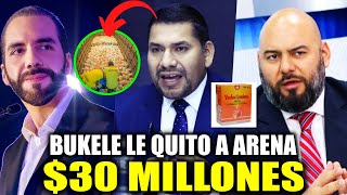 BUKELE LE QUITO 30 MILLONES A ARENA ESTAN ENCABRONADOS Y LE RECLAMAN POR AYUDAR AL PUEBLO [upl. by Nwahsav]