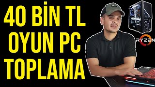 40 BÄ°N TLYE MONÄ°TÃ–RLÃœ OYUN PC TOPLAMAK  DÃœÅÃœK BÃœTÃ‡E PC TOPLADIK  FÄ°YAT PERFORMANS OYUN PC 2024 [upl. by Diva]