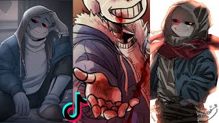 Undertale AU TikToks  Underverse TikTok Compilation 4 [upl. by Aihseuqal]