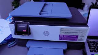 How To Do Print From Computer To HP Officejet Pro 8135e Printer [upl. by Esinereb374]