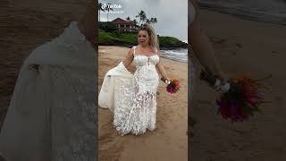 Trisha Paytas White Wedding Dress 👰🏼‍♀️ [upl. by Tsirhc]