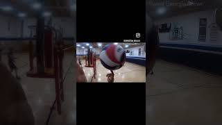 Harlem Globetrotter🌎 chicago indoorvolleyball harlemglobetrotters volleyball [upl. by Ashly]