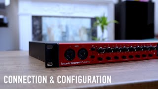 Connection amp Configuration  Clarett⁺ OctoPre [upl. by Leiuqeze282]