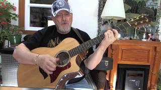 1138  Wichita Lineman  Glen Campbell cover with chords and lyrics [upl. by Haywood189]