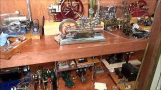 Cretors Model D 8455 Steam Engine from Horsedrawn Popcorn Wagon air test [upl. by Nnyltiac]