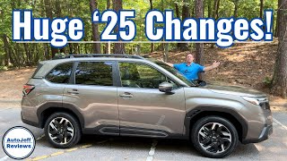 Whats New  2025 Subaru Forester  Huge Changes amp Upgrades [upl. by Mathias]