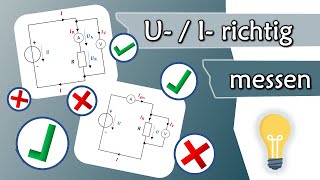 Spannungsrichtige und Stromrichtige Messung  was heißt das  Gleichstromtechnik 7 [upl. by Cohberg]