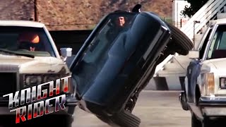 Michael Enters KITT Into The Demolition Derby  Knight Rider [upl. by Teuton417]