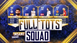 Full Expensive BPL TOTS Squad Builder TOTS Ibrahimovic Fifa 17 Ultimate Team [upl. by Atinek541]