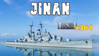 World of WarShips Jinan  2 Kills 245K Damage [upl. by Edahsalof964]