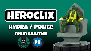 Heroclix Tutorial Hydra amp Police Team Abilities [upl. by Ulla633]