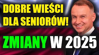 EMERYCI UWAŻAJCIE Nowe kryteria dla seniorów Zwiększone wsparcie finansowe w 2025 [upl. by Yngad11]