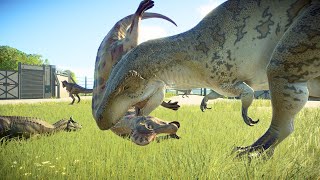 Dino Warzone Epic Battles of Every Dinosaur Species  Jurassic World Evolution 2 [upl. by Collie]