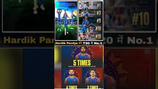 Hardik Pandya बने T20 No1 Sportslover124 cricket hardikpandya t20cricket icc ytshorts [upl. by Brien]