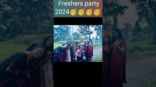 Freshers party 2024🥳🥳youtuber video trending student party [upl. by Marquet123]