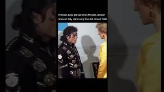 Princess Diana got sad when Michael Jackson removed Dirty Dianafrom his concert in 1988 [upl. by Bocyaj915]