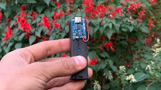 How to Make LiIon 18650 Battery Charger from TP 4056 moduleTop electronics project you must watch [upl. by Presber]